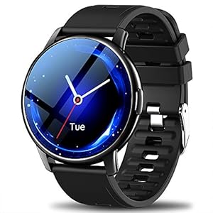 LEMFO Smart Watch For Men, Full Touch Screen With 24 Sports Modes Smartwatch, Heart Rate Monitor Blood Pressure Sleep…