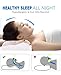 Noctura sleeping pillow latex contour for neck back shoulder support relief pain soft