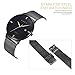 Mens Simple Slim Watch Analog Quartz Waterproof Black Stainless Steel Mesh Band Thin Casual Dress Wrist Watches for Men