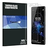 Sony Xperia XZ2 Screen Protector, TopACE 9H Hardness [Case Friendly][Anti-Scratch][Bubble Free] Tempered Glass for Sony Xperia XZ2 (2 Pack)