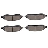 cciyu D1068 Rear Semi-Metallic Disc Brake Pads Kit