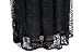 myfeel Women Plus Size Maxi Length Sleeves Lace Dress Spring Event Gowns (2X, Black)
