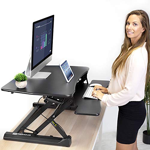 Get MountIt! Standing Desk SitStand Desk Converter Height Adjustable