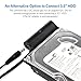 Inateck USB 3.0 to SATA 2.5 Hard Drive Adapter, Hard Drive Converter Cable with UASP Support for 2.5 Inch SATA I II III HDD and SSD, with a DC Power Port(UA1004)
