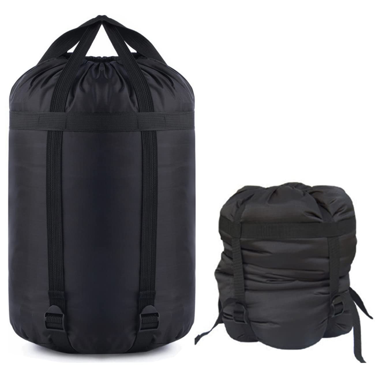 Photo 1 of MOOCY Compression Stuff Sack, 12L/45L Sleeping Bag Cover Sack Sleeping Bags Storage Stuff Sack Organizer - Great Sleeping Bags Clothes Camping Hiking Backpacking