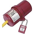Master Lock 488 Lockout Tagout Electrical Plug Lockout, 220 - 550 Volts,Red