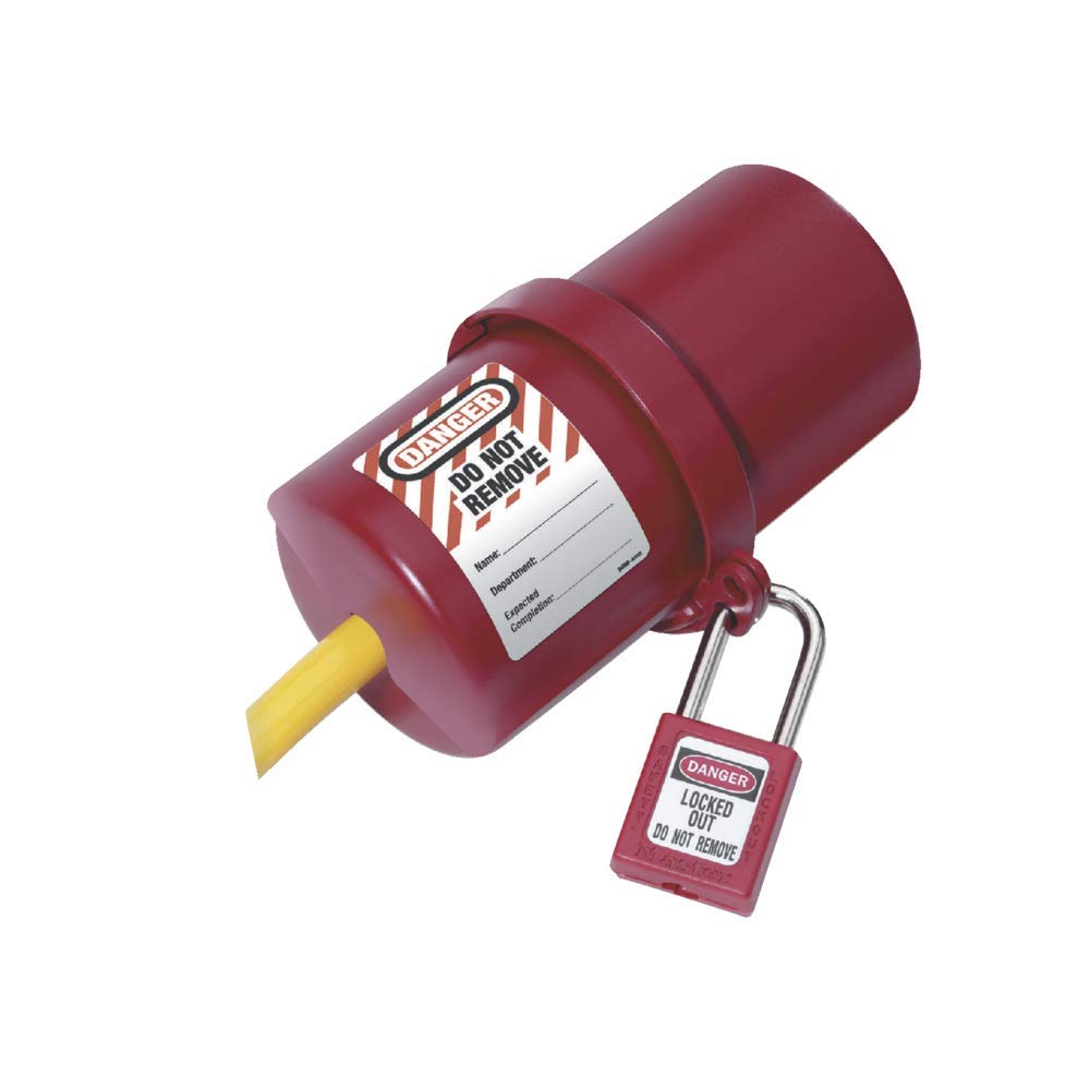 Master Lock Rotating Large Electrical Plug Lockout, 240 and 550 Volt Plugs