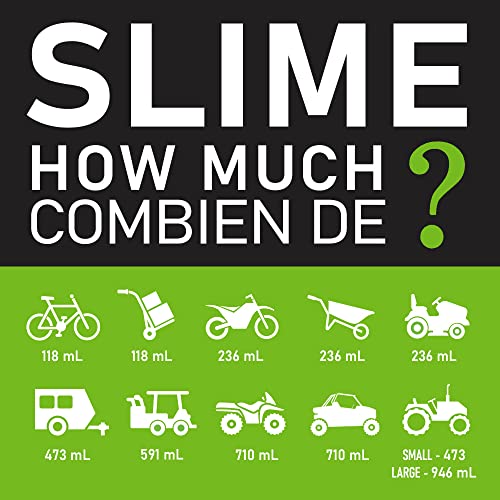 Slime 2-in-1 Tire & Tube Sealant, 473mL