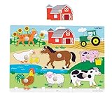 Small World Toys Ryan's Room Wooden Puzzles - Farm