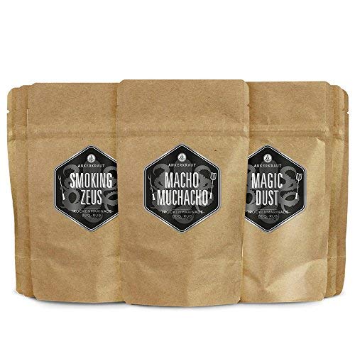 Ankerkraut BBQ Rub Mega Testpaket, Grill-Set mit 18 Rubs, das perfekte Starter-Set