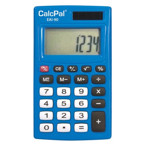 EAI Education CalcPal EAI-90 Pocket Basic Calculator