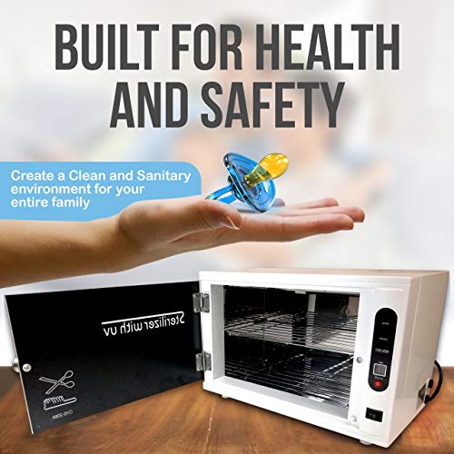 [PROFESSIONAL] Sterilizer for Salon, UV Sanitizer Box, Sterilizer Machine Ultraviolet Tool Sterilizer Cabinet Medical Sterilizer Stainless Tray - Thumbnail 5