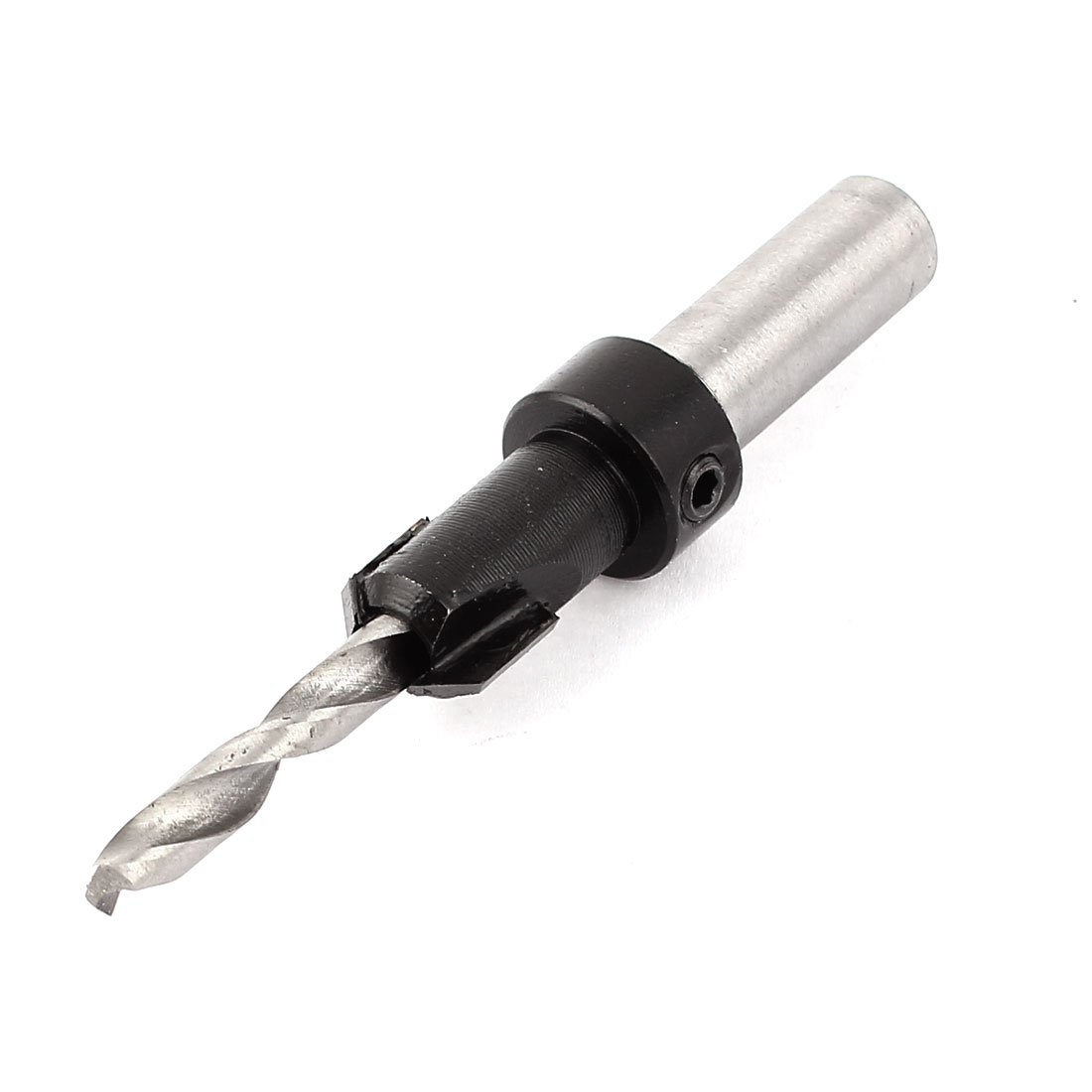 Sourcingmap 5mmx12mm Woodworking Boring Round Shank Tapered Countersink Drill Bit