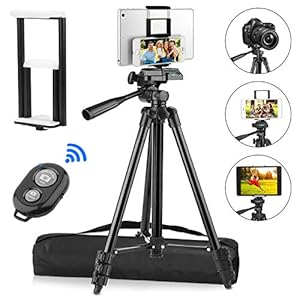 PEYOU Phone Tripod (50″ Black)