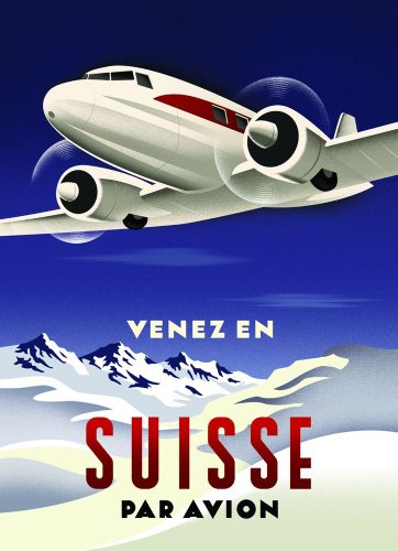 Come to Switzerland by Plane Puzzle, 1000-Piece