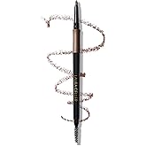 LAURA GELLER NEW YORK INKcredible Waterproof Brow Pencil- Blending Spoolie Brush - Long Lasting Eyebrow Filler (03 Medium Brown)
