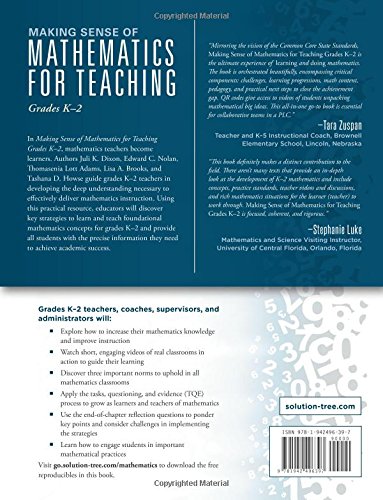Making Sense of Mathematics for Teaching Grades K-2 (Communicate the Context Behind High-Cognitive-D - medicalbooks.filipinodoctors.org
