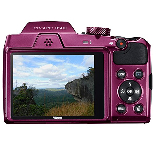 Nikon COOLPIX B500 16MP 40x Optical Zoom Digital Camera w/WiFi (Plum