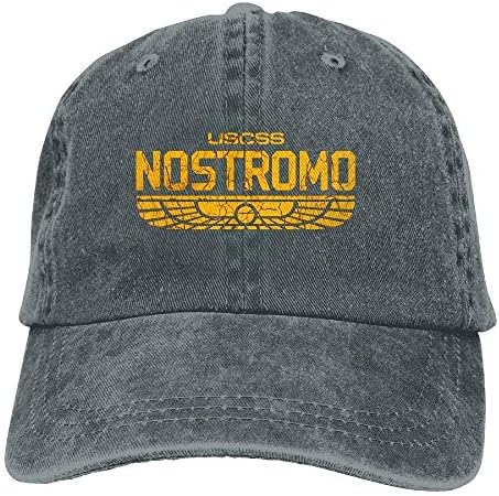 Colorfu Footprint Remera De Pelicula Alien USS Nostromo Adult Dad Hat Baseball Hat Vintage Washed Distressed Cap
