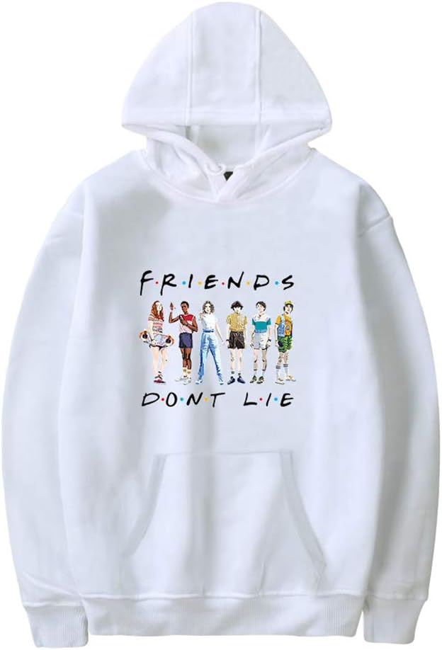 Unisex 3D Fleece Hoodie Season 3 Series Stranger Things Youth Hoodie Personalised Sweatshirt Pullover Hooded Stretch Hoodie Movie Poster Printed Thermal Hoodies Casual