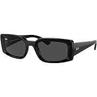 Amazon.com: Ray-Ban RB4441D Oval Sunglasses, Black/Dark Grey