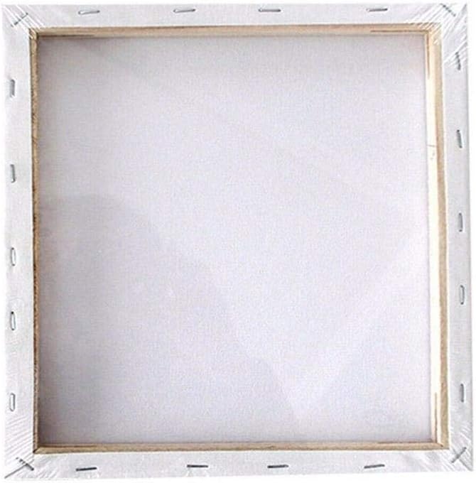 1Piece White Blank Square Art Canvas for Canvas Oil Painting Drawing Wooden Board Frame for Primed Oil Acrylic Paint