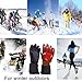 YIZRIO Heated Gloves Men&Woman Battery Powered Winter Warmer Gloves Heated Mittens Waterproof Thermal Gloves Touchscreen for Skiing Walking Hiking Climbing