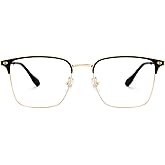 Zeelool Reader Blue Light Blocking Reading Glasses for Men Square Black Computer Reading Glasses JGM699641 Dawson