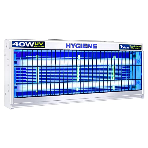 MILLION 40W Jumbo W-3 Flying Insect Killer UV Tube Catcher Zapper Repellent Machine for Home (Cream White)