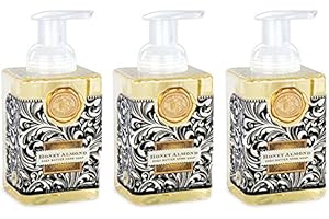 Michel Design Works Foaming Hand Soap, 17.8-Ounce, Honey Almond - 3-PACK