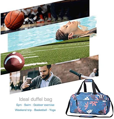 Rotot Sport Duffel Bag, Gym Bag with Waterproof Shoe Pouch, Weekend Travel Bag with a Water-resistant Insulated Pocket (33L) 7 Rotot Sport Duffel Bag, Gym Bag with Waterproof Shoe Pouch, Weekend Travel Bag with a Water-resistant Insulated Pocket (33L)