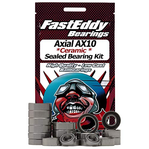 Axial AX10 Ceramic Rubber Sealed Ball Bearing Kit for RC Cars (All)