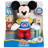 Mickey Mouse Stretch Break Feature Plush