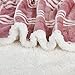 Catalonia Pink Plaid Blanket, Sherpa Throw Blanket, Buffalo Holiday Throws for Couch Sofa Cabin Decro, Christmas Valentine's Day Gift