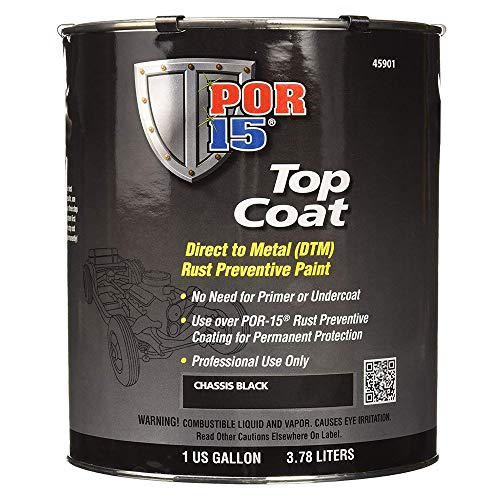 Por-15 Top Coat Spray Paint, Long-term Sheen And Color Retention