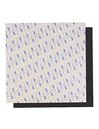 SOOWAY 11.811 x 11.811 in Flex magnético de dos capas impresión caliente cama pegatina construir superficie cinta para impresora 3D construir plataforma calefacción cama (azul cuadrícula)