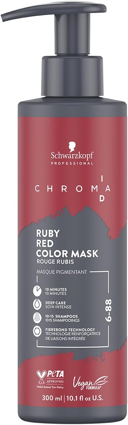 Schwarzkopf Chroma ID Bonding Color Mask Ruby Red 6-88 300 ml