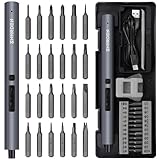 SHARDEN Mini Electric Screwdriver,29 in 1 Small
