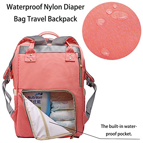 Diaper Bag MultiFunction Waterproof Travel Backpack Maternity Nappy