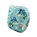 Babygoal Baby Cloth Diaper, One Size Adjustable Reusable Pocket Nappy One Diaper+One Bamboo Insert YD42-B