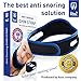 AtoZ New Anti snoring Chin Strap - Snore Stopper Strap - Best Adjustable Stop snoring Device - Chin Strap - Sleep Chin Strips - New Anti-Snoring Strap for Men Women jaw Support