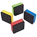 24 Pack Square Magnetic Mini Dry Erase Board Erasers for Teachers, Classroom Whiteboard, Bulk School Supplies, 4 Colors, 2x0.8 in - Mini Erasers