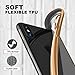 iPhone X Case, Humixx Ultra Slim Crystal Clear Soft TPU Back Cover with Plating Frame Protective Cover Case for iPhone X (Gold)