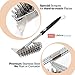 Grill Brush and Scraper – Grill Brush – BBQ Brush – Barbecue Cleaner – Safe Bristle Free BBQ Grill Brush for Porcelain Propane Electric Infrared Stainless Steel Gas Iron Charcoal and Weber Grills