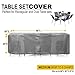 KHOMO GEAR - Patio Table & Chair Set Cover - Durable and Water Resistant Outdoor Furniture Cover, Medium Size