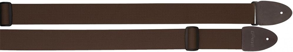 Stagg SNV5 algodón correa para guitarra - marrón
