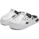 Garden Clogs Shoes for Mens Womens Outdoor Slip-on Beach Sandals with Arch Support Unisex Platform Classic Waterproof Lightweight White