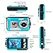 Waterproof Digital Camera 24 MP Underwater Camera Full HD 1080P Video Recorder Camcorder Selfie Dual Screen Shoot Waterproof Camera for Snorkelling