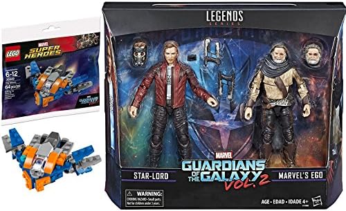 Super Hero Guardians of the Galaxy Ship + Figures Legends Series 6 inch Action Vol 2 Ego Star Lord + Buildable StarShip model Collectible