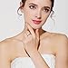 DIFINES Gold Plated Double 0.25ct CZ Tension-mount Adjustable Wedding Band Open Engagement Rings, Gift for Woman/Girl Love, Thanks, Christmas, New Year